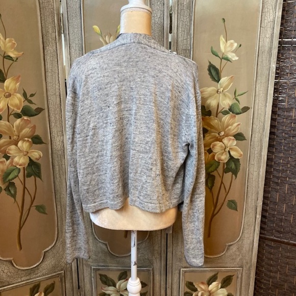 WHITE & WARREN woman’s gray sweater - Picture 5 of 7